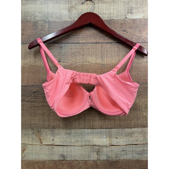 Victorias Secret Body By Victoria Demi Bra 32DD Pink With Lace & Charm Accent - Picture 3 of 7